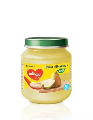 *Пюре Milupa фруктовое Груша Вильямс 125г