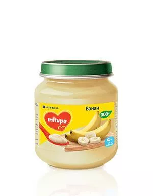 *Пюре Milupa фруктовое Банан 125г