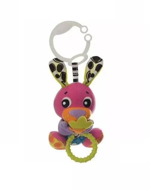 *Подвеска Playgro 0185472 Трясущаяся игрушка-подвеска Кролик от 0 мес.