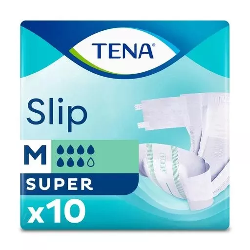 *Подгузники TENA для взрослых Slip Super Medium 73-122 см №10