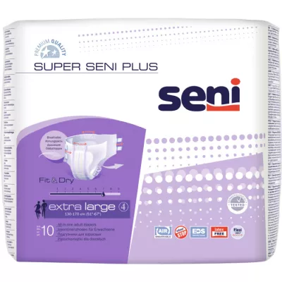 *Подгузники для взрослых SUPER SENI PLUS AIR Extra Large №10