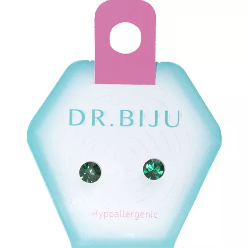 Сережки Dr.Biju Сириус 5,3мм Емеральд
