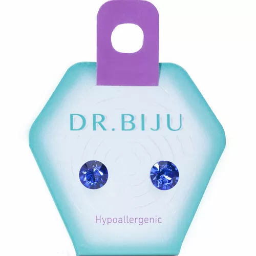 Сережки Dr.Biju Сириус 7,1мм Сапфир