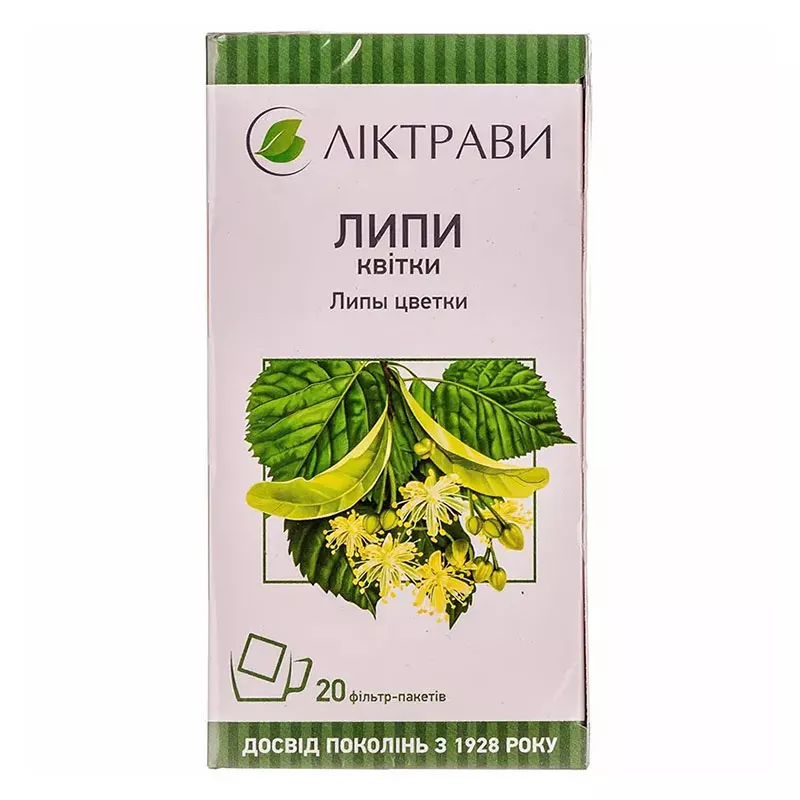 Липы цветы по 1.5 г в фильтр-пакетиках 20 шт. - Лектравы