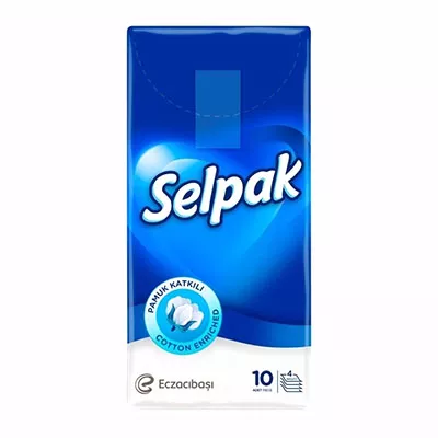*Платочки Selpak носовые синие