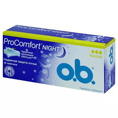 *Тампоны O.b. ProComfort Night Normal №16