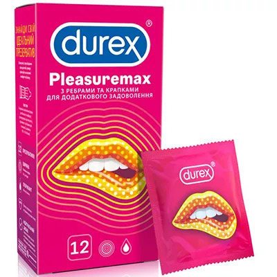 Презервативы Durex Pleasuremax рельефные №12