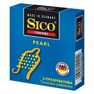 *Презервативы SICO Pearl точечные №3
