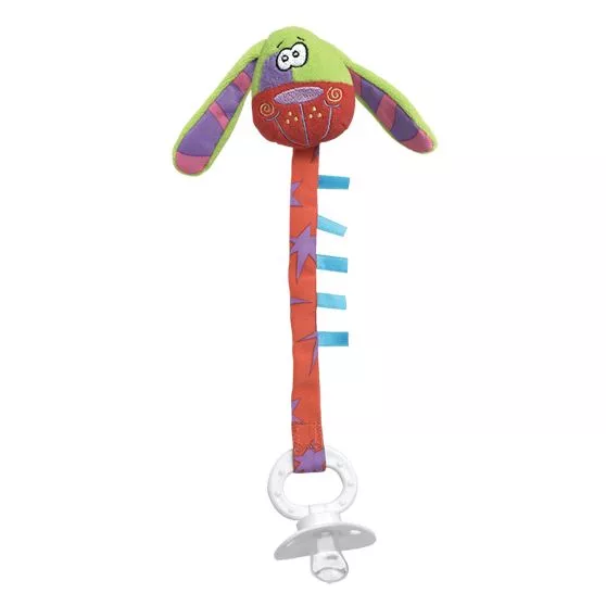 *Держатель Playgro Клипса держатель для соски Щенок