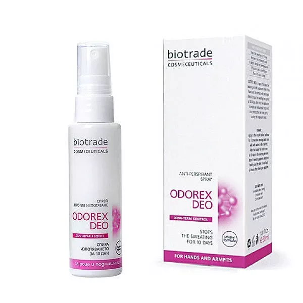 *Спрей Biotrade ODOREX против потоотделения подмышек 50 мл