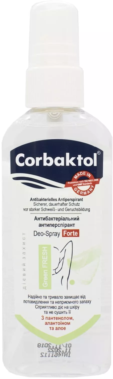 *Антиперспирант-спрей Corbaktol Green Fresh Deo-Spray 80 мл