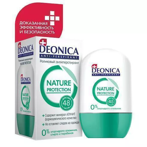 *Антиперспирант DEONICA Nature Protection ролик 40 мл