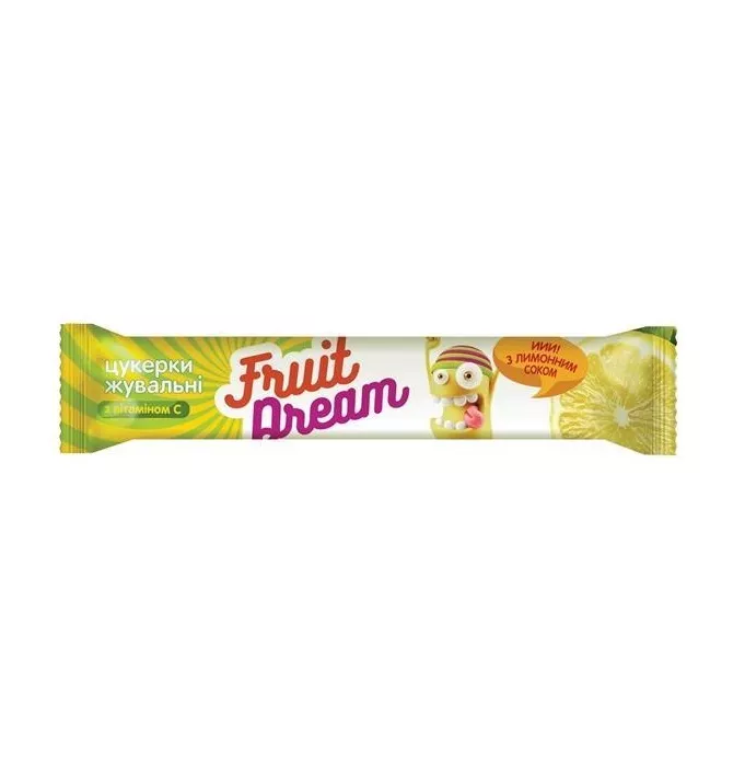 *Конфеты Fruit Dream жевательные с лимонным соком + витамин С