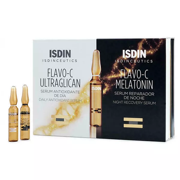 *Набор ISDIN (Сывор.дневная FLAVO-C ULTRAGLICAN 10*2мл+Сыворотка ночная FLAVO-C MELATONIN 10*2мл)