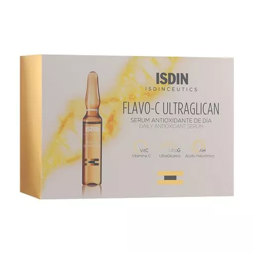 *Сыворотка ISDIN FLAVO-C ULTRAGLICAN дневная защита кожи лица от UF-лучей 30*2мл