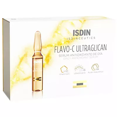 *Сыворотка ISDIN FLAVO-C ULTRAGLICAN дневная защита кожи лица от UF-лучей 10*2мл