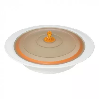 *Тарелка Bebe-confort 31000146 с крышкой эргономич +СВЧ