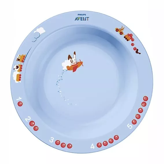 *Тарелка Avent 706/01 с рисунками 6+ мес