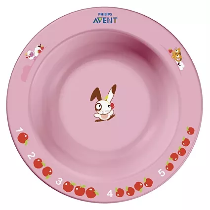 *103_AVENT 0540 Тарелки с развив рисунками 2шт от 6м