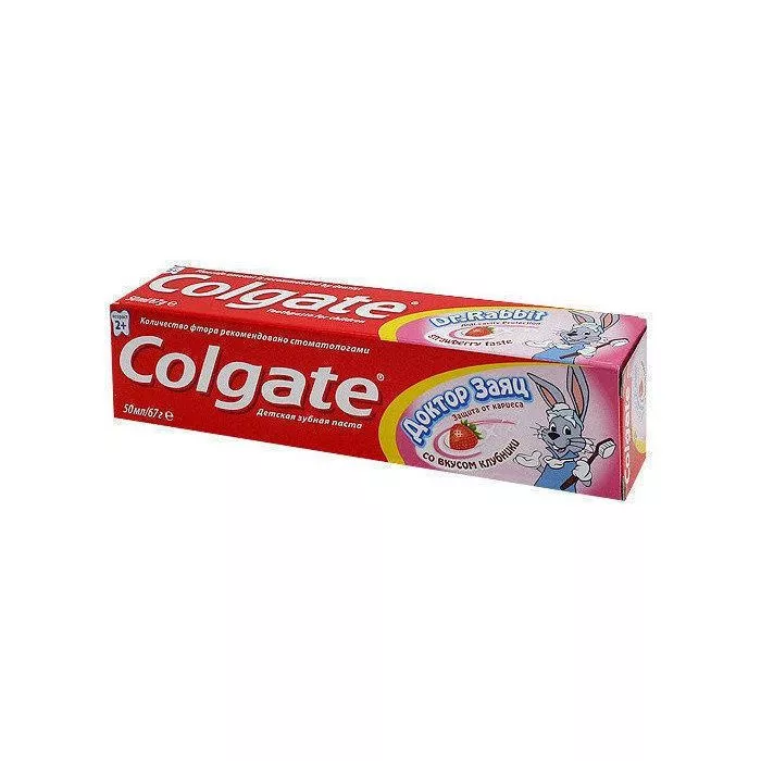 *Зубная паста Colgate детская Доктор Заяц со вкусом клубники 50 мл