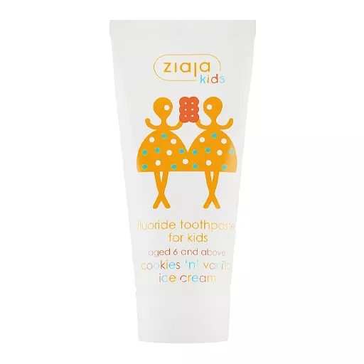 *Зубная паста Ziaja Kids детская Печенье и ванильное мороженое, 50 мл