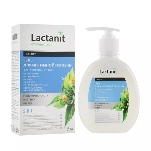 *Гель Lactanit Family для интимной гигиены 225 мл