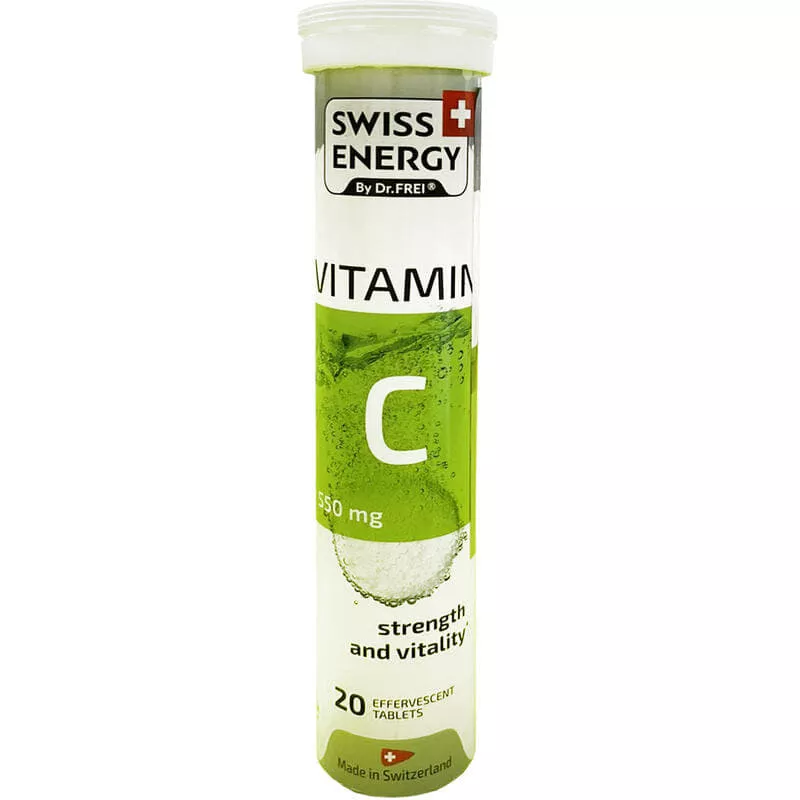 *Витамины Swiss Energy Vitamin C 550 шипучие таблетки №20