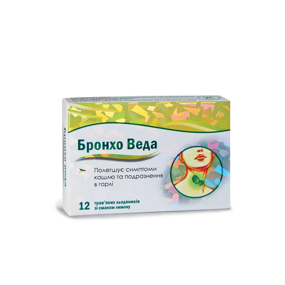 Бронхо Веда леденцы лимон №12 (6*2)