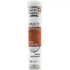 *Витамины Swiss Energy Multivitamin шипучие таблетки №20