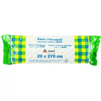 *Бинт Igar гипсовый 20*2.7 м