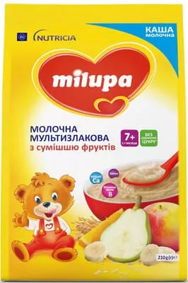 *Каша Milupa молочная мультизлаковая с фруктами с 7 мес 230 г