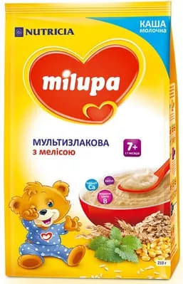 *Каша Milupa молочная мультизлаковая с мелиссой с 7 мес 230 г