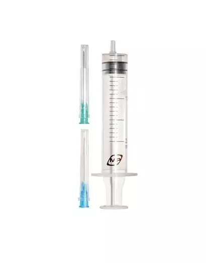 *Шприц 3-х комп. с 2-мя иглами 21G (0,8х38мм) и 23G (0,6х32мм) 20мл №1 MedPlast