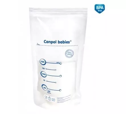 *Пакеты Canpol для хранения грудного молока