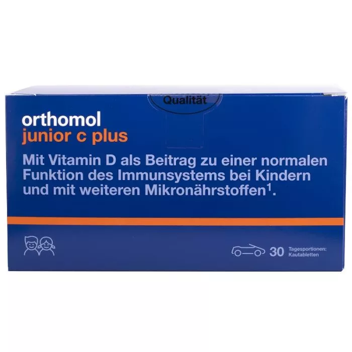 Витамины Ортомол Junior C plus жев.табл.30дней Апельсин-мандарин (д/иммунитета д/детей)