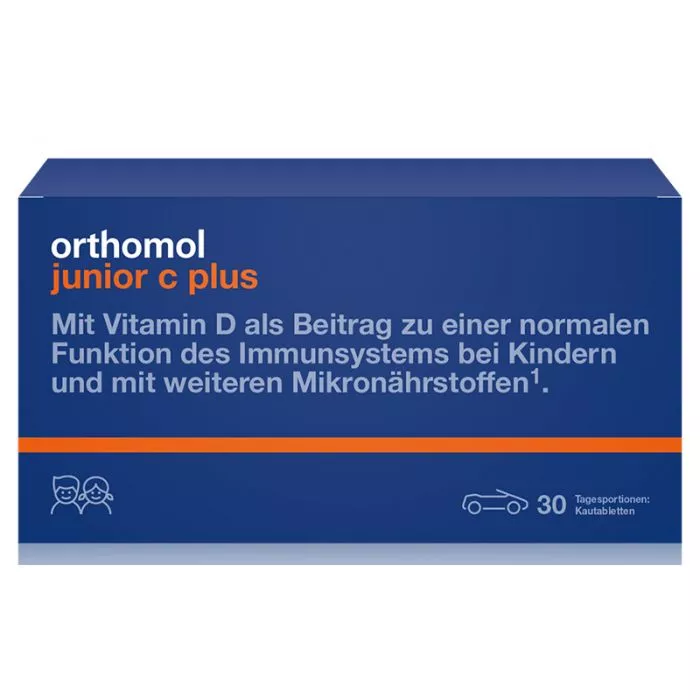 Витамины Ортомол Junior C plus жев.табл.30дней Лесная ягода (д/иммунитета д/детей)