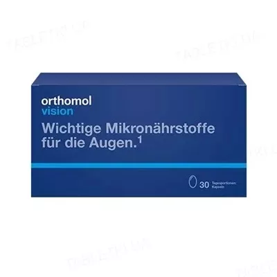 Витамины Ортомол Vision капс.30дней (лечение болезней глаз, связанных с возрастными изменениями)