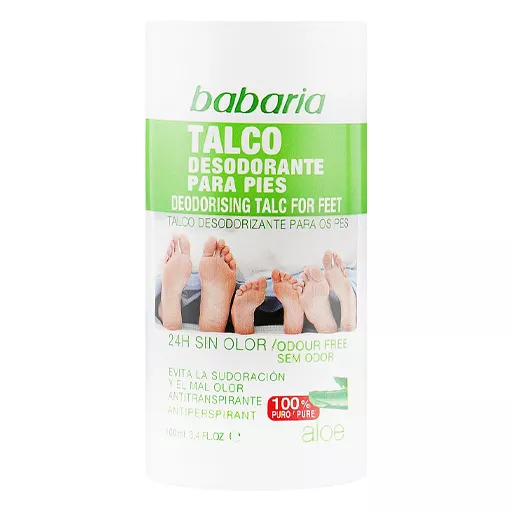 *Дезодорант-тальк Babaria для ног с Алоэ Вера