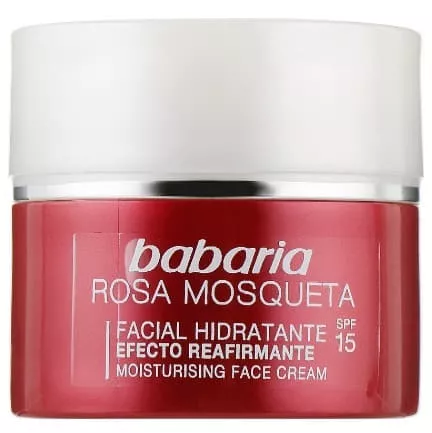 *Крем Babaria увлажняющий с шиповником SPF 15