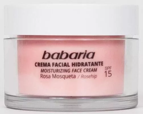 *Крем Babaria увлажняющий с шиповником SPF 15