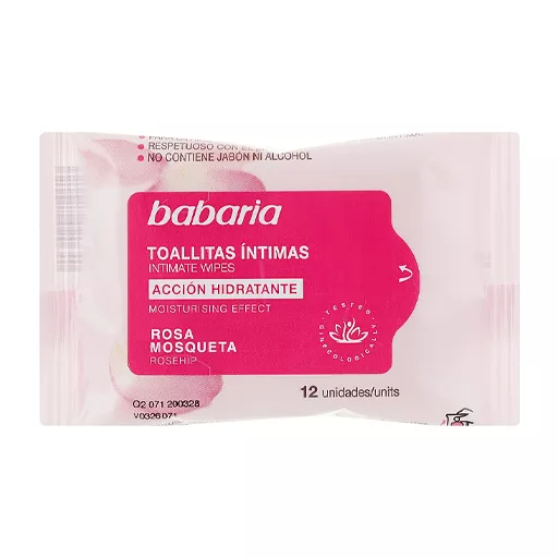 *Салфетки Babaria интимные с шиповником