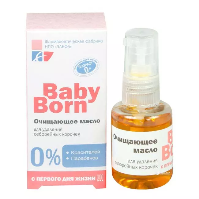 *Масло Baby Born Очищающее от себорейных корочек 25/30 мл