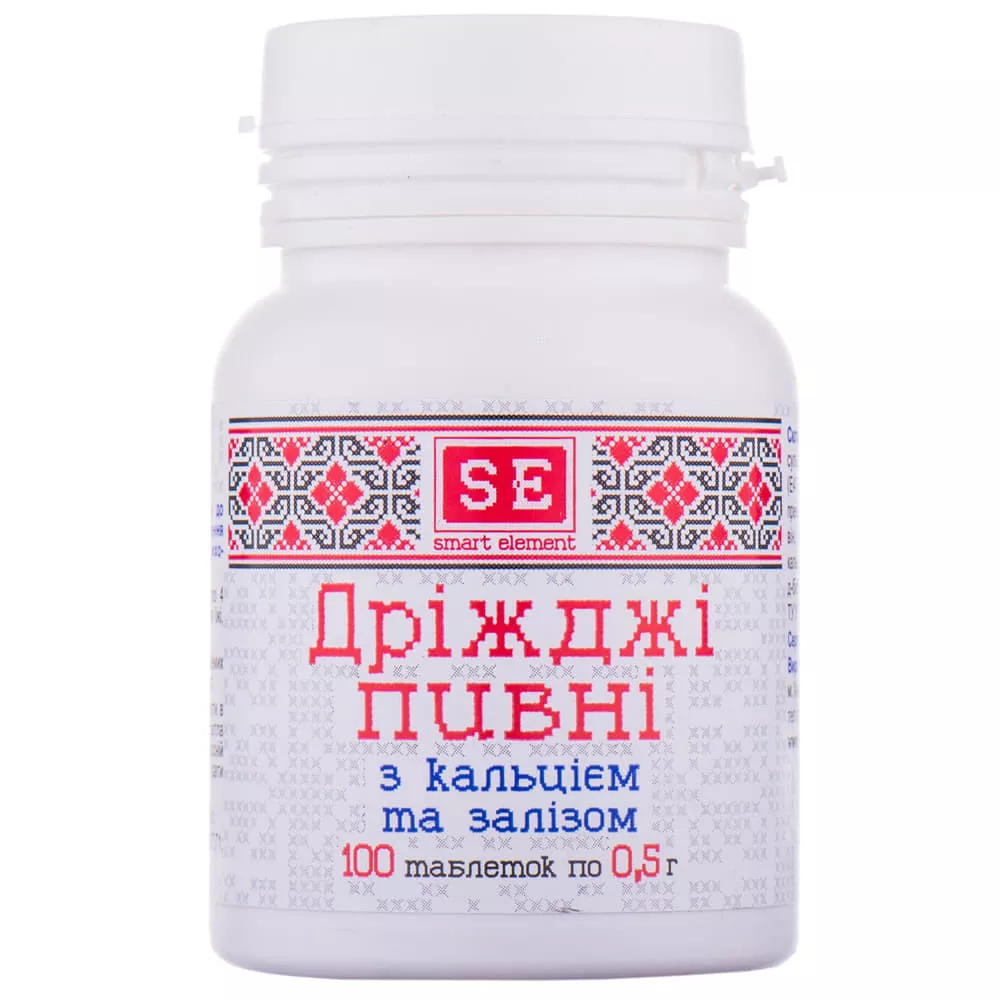 *Дрожжи 19 Фармаком пивные с кальцием,железом 0,5 №100
