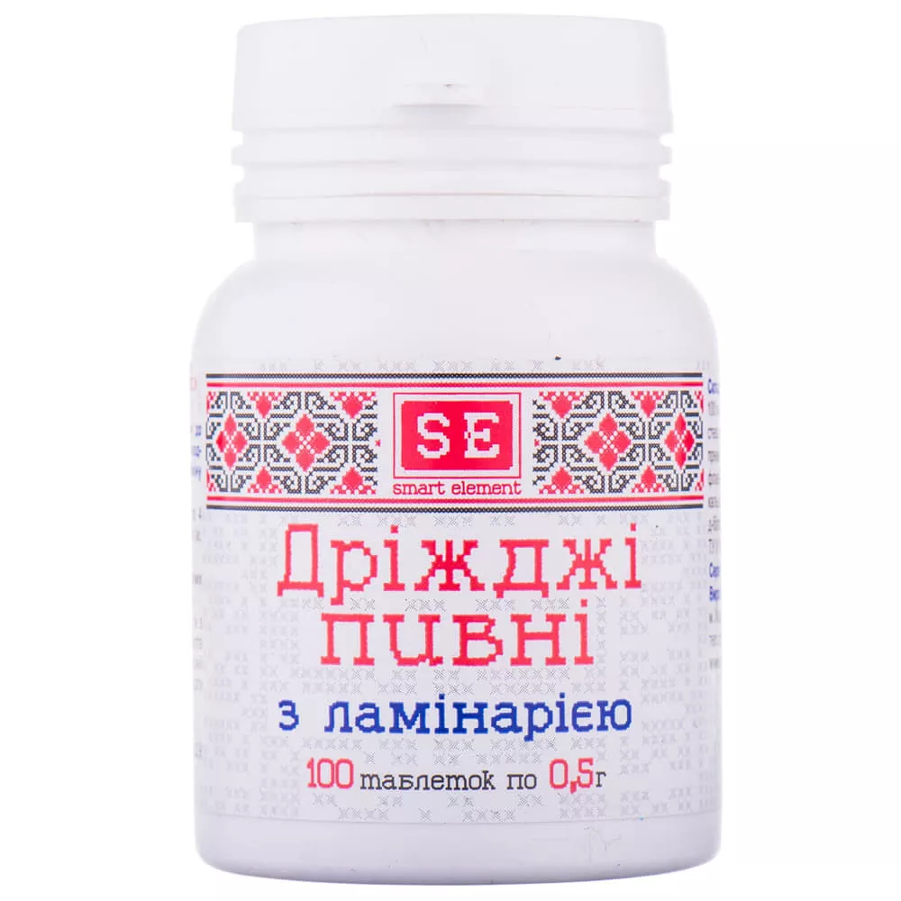 *Дрожжи 34 Фармаком 0,5 №100 пивные с ламинарией