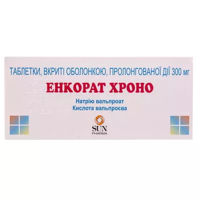 Энкорат Хроно таблетки по 300 мг 30 шт. (10х3)