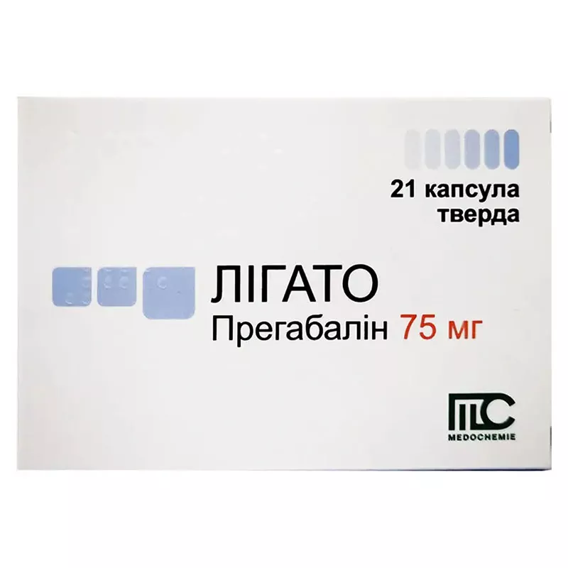 Лигато капсулы по 75 мг 21 шт. (7х3)