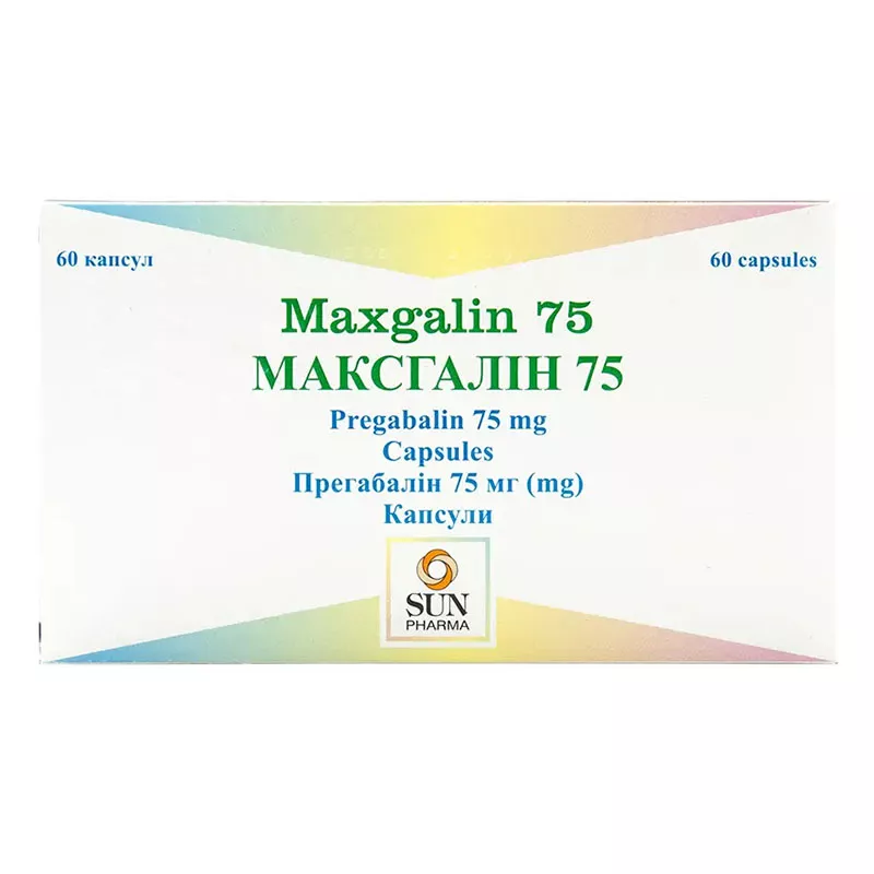 Максгалин 75 капсулы по 75 мг 60 шт. (10х6)