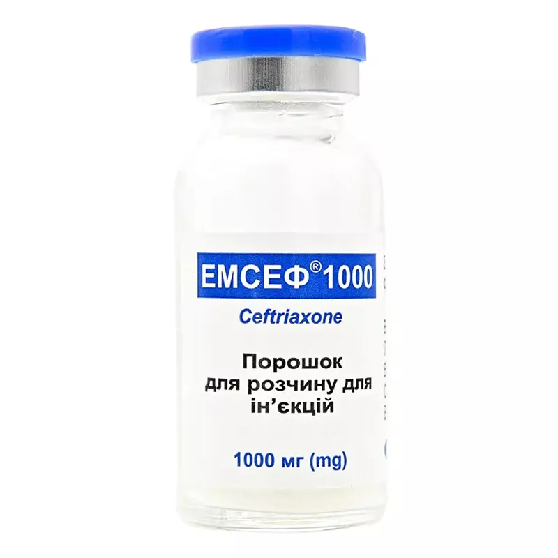 Эмсеф порошок по 1000 мг во флаконе 1 шт.