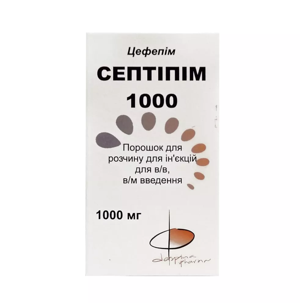 Септипим порошок по 1000 мг во флаконе 1 шт.