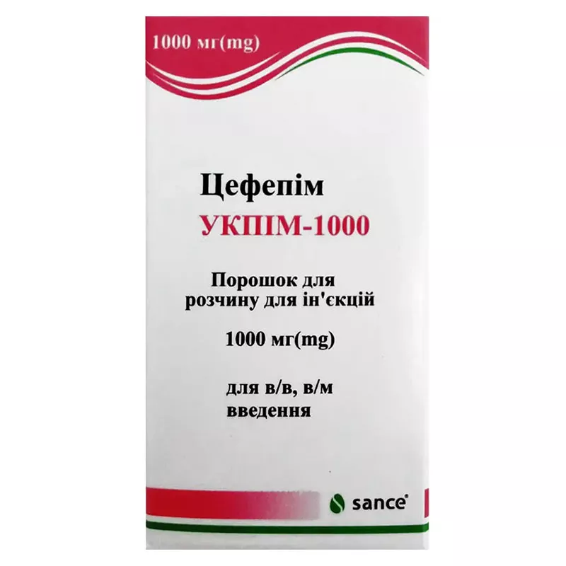 Укпим-1000 порошок по 1000 мг во флаконе 1 шт.